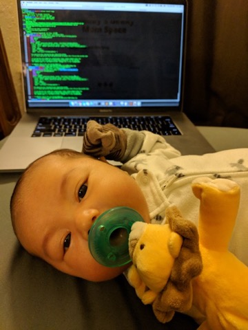 Hacker baby!
